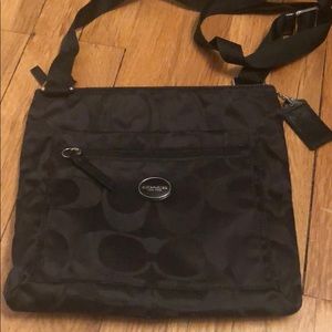 Coach nylon crossbody bag